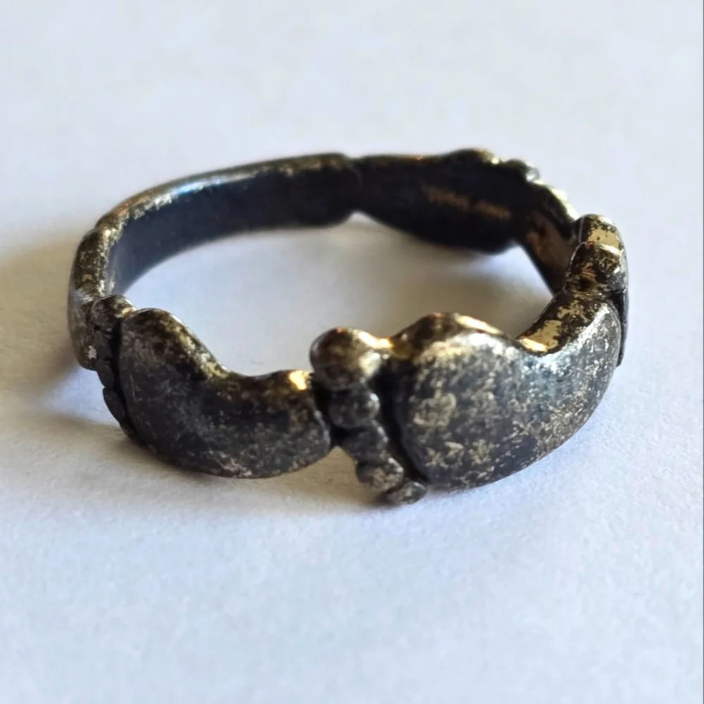 Vintage feet ring foot Thailand .925 Sterling Silver size 7 seven